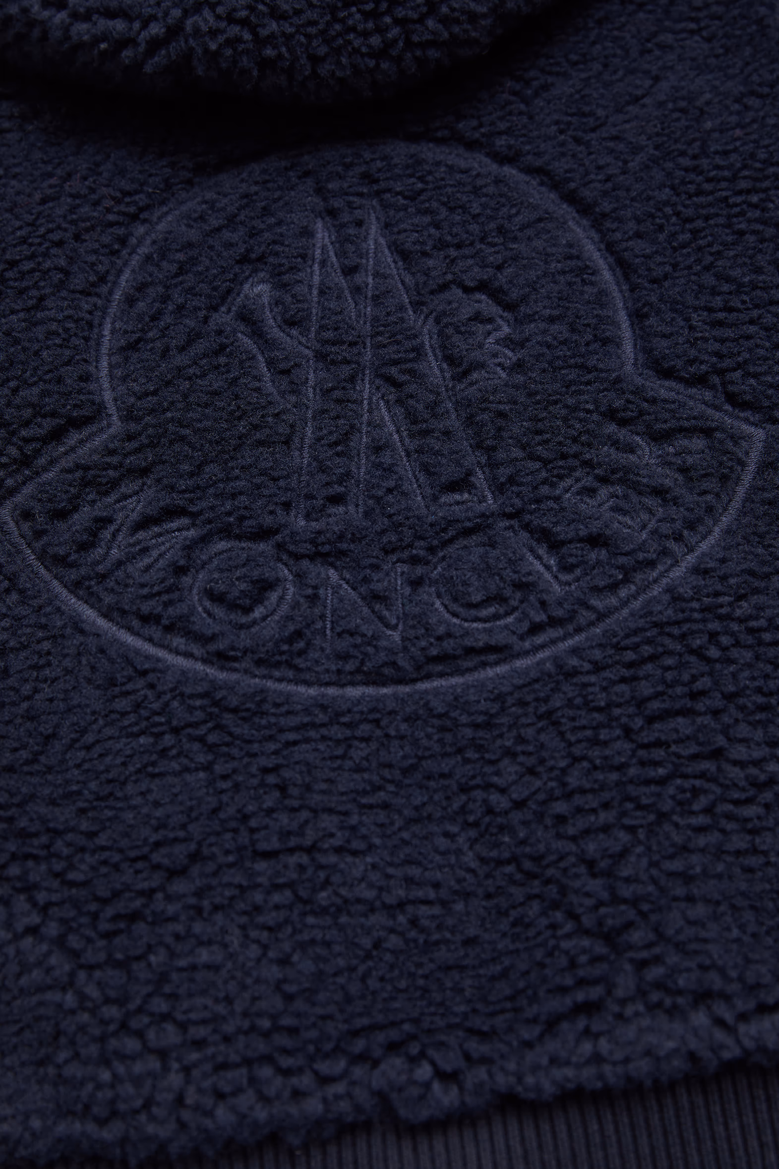 Teddy Zip-Up Hoodie Boy Night Blue Moncler 7